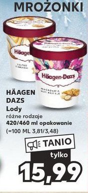 Lody macadamia nut brittle Haagen-dazs promocja
