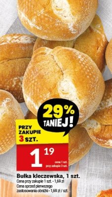 Bułka kleczewska, 1 szt. promocja w Twój Market