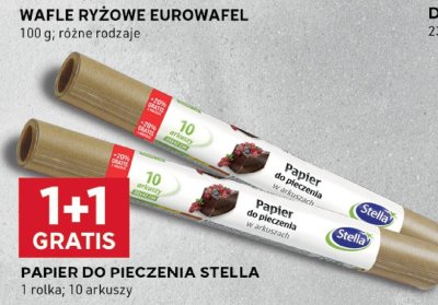 Papier do pieczenia 1+1 GRATIS Stella promocja w Stokrotka