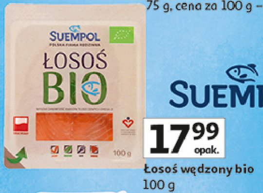 Łosoś wędzony bio Suempol promocja