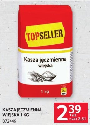 Kasza jęczmienna wiejska 1 kg promocja w Selgros