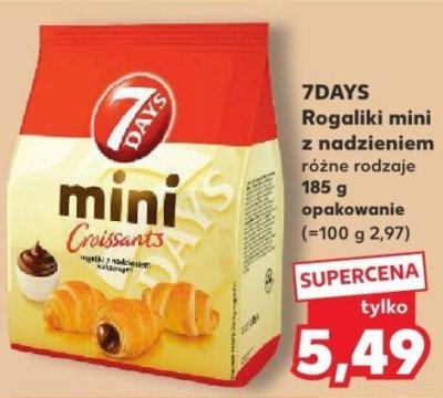 Rogalik mini z nadzieniem różne rodzaje promocja w Kaufland