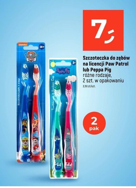 Szczoteczka do zębów peppa pig promocja