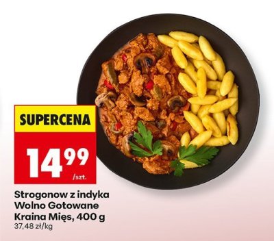 Strogonow z indyka Wolno Gotowane Kraina Mięs, 400 g promocja w Biedronka
