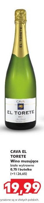 Wino Cava el torete promocja