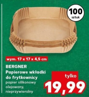 Papierowe wkładki do frytkownic  promocja w Kaufland
