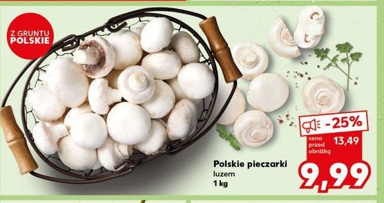 Pieczarki polskie promocja