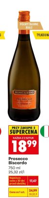 Prosecco Biscardo promocja w Biedronka