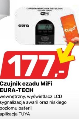 Czujnik czadu WiFi EURA-TECH promocja w Bricomarche