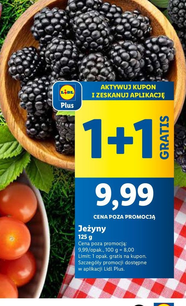 Jeżyny promocja w Lidl