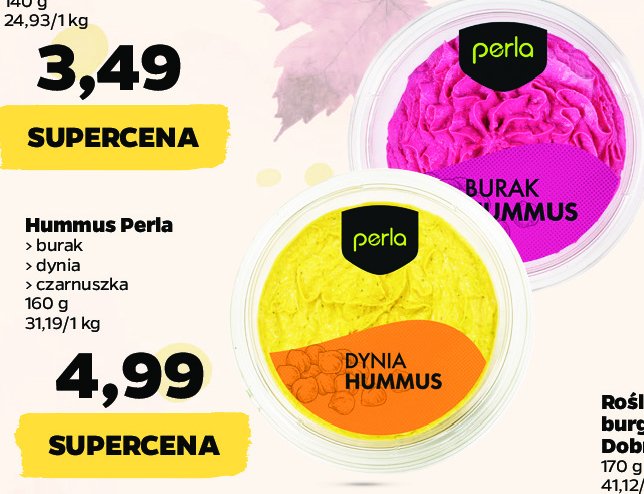 Hummus dynia Perla promocja