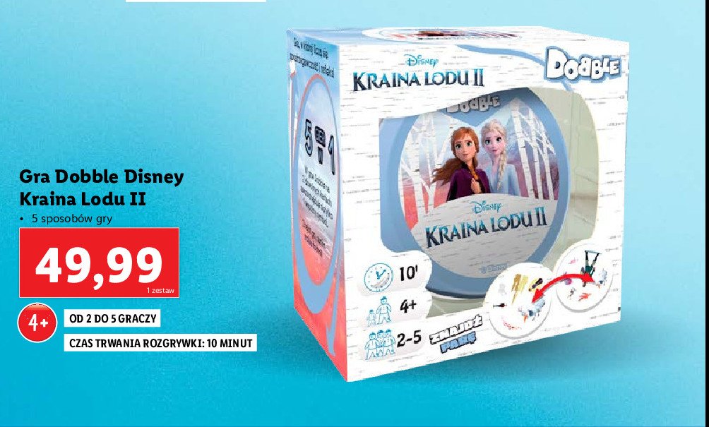 Gra dobble kraina lodu 2 Rebel gry promocja