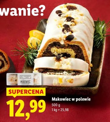 Makowiec w polewie promocja w Lidl