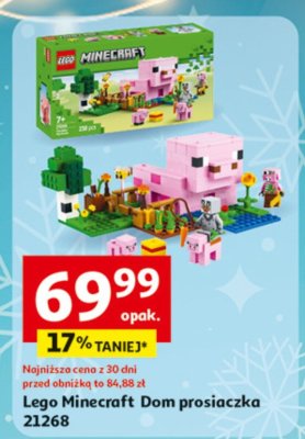 Lego Minecraft Dom prosiaczka 21268 promocja w Auchan