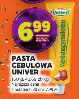 Pasta cebulowa Univer promocja w Stokrotka