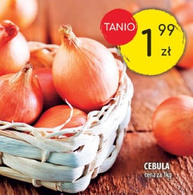 Cebula Carrefour targ świeżości promocja w Arhelan