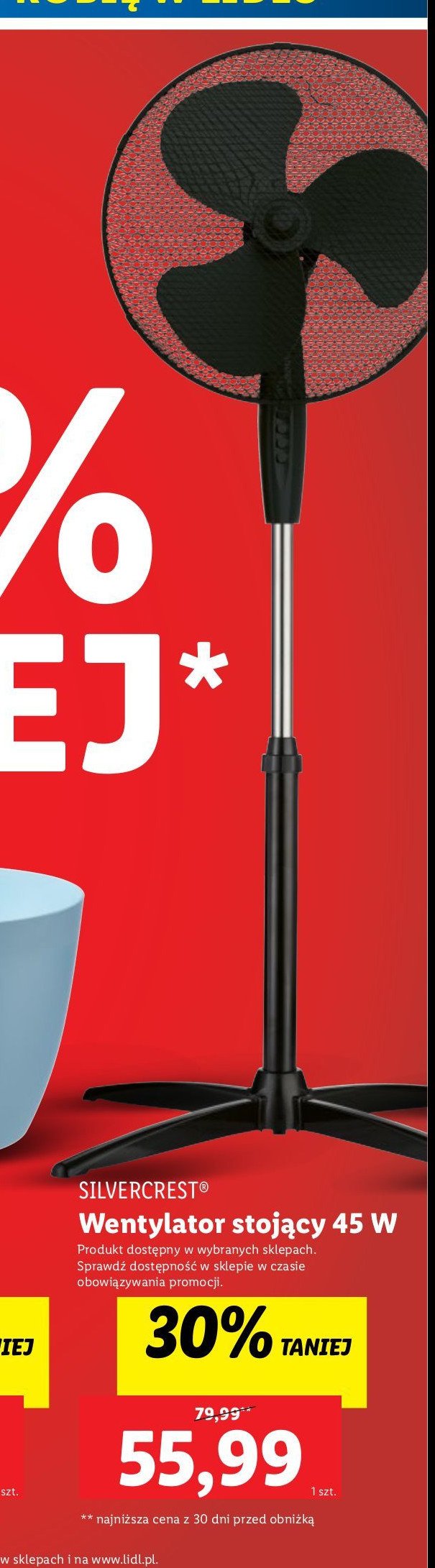 Wentylator 45 w Silvercrest promocja