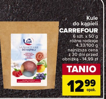 Kule do kąpieli Carrefour soft promocja