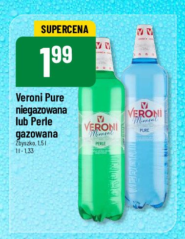 Woda pure Veroni mineral promocja w POLOmarket