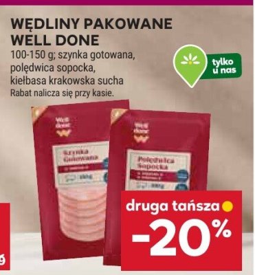 Kiełbasa krakowska sucha promocja w Stokrotka