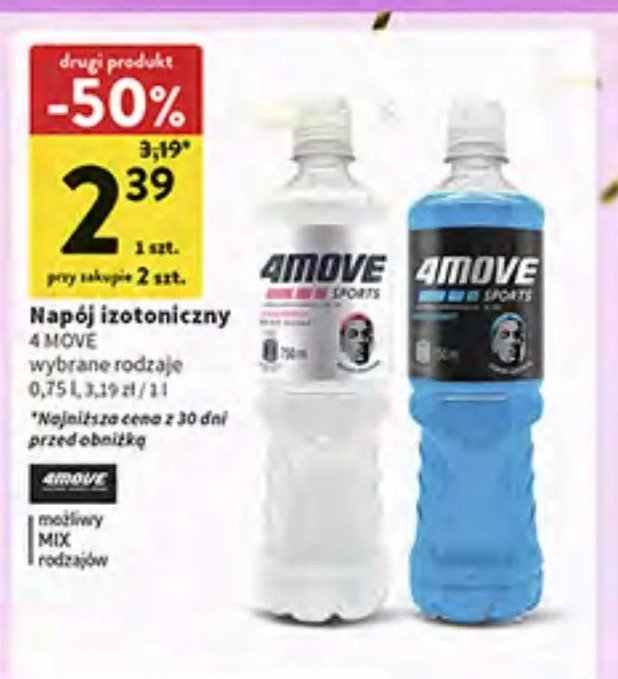 Napój izotoniczny grapefruit 4move professional promocja