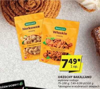 Orzechy Bakalland wybrane rodzaje promocja w Groszek
