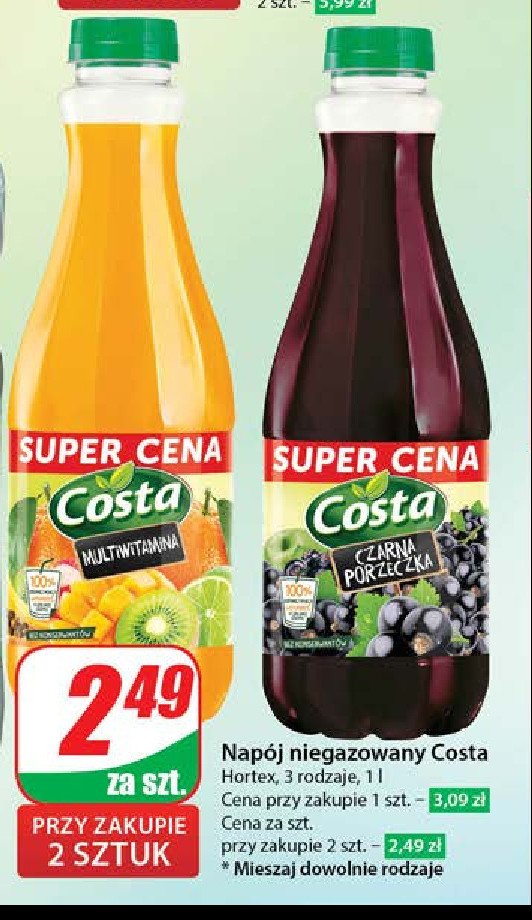 Nap贸j multiwitamina Costa promocja