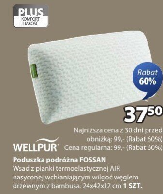 Poduszka podróżna FOSSAN WELLPUR promocja w Jysk