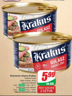 Gulasz angielski Krakus animex promocja