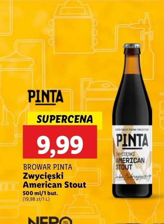 Piwo american black american stout Pinta promocja