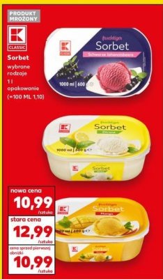 Sorbet mango K-classic promocja