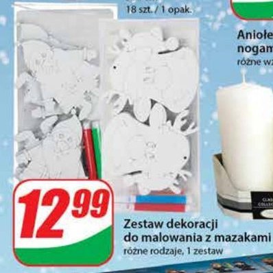 Zestaw dekoracji do malowania z mazakami promocja