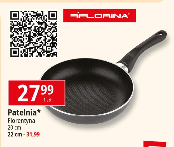 Patelnia aluminiowa 22 cm Florina (florentyna) promocja