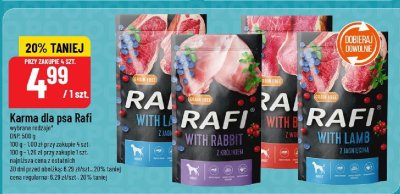 Karma dla psa Rafi promocja w POLOmarket
