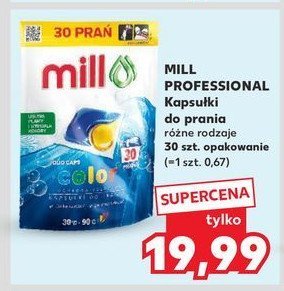 Kapsułki do prania color MILL PROFESSIONAL promocja