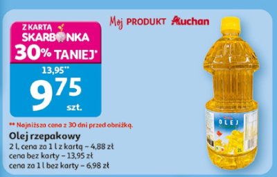 Olej promocja w Auchan