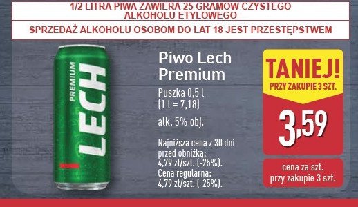 Piwo Lech promocja w ABC