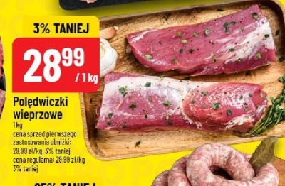 Polędwiczki wieprzowe Auchan promocja w POLOmarket