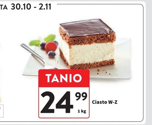 Ciasto w-z promocja