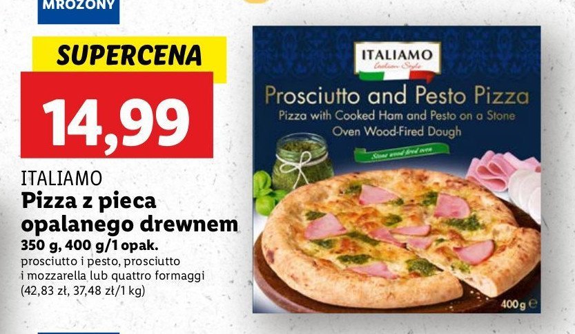 Pizza prosciutto Italiamo promocja