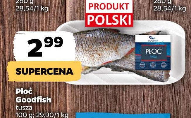 Płoć tusza Good fish promocja w Netto