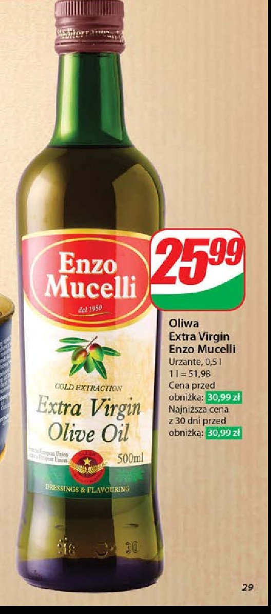 Oliwa z oliwek promocja