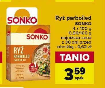 Ryż parboiled Sonko promocja w Carrefour Market