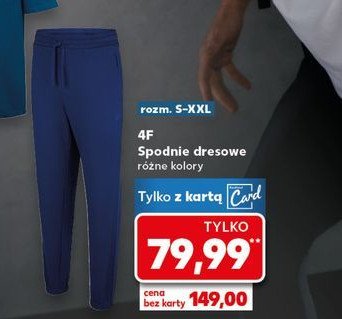 Spodnie dresowe s-xxl 4f promocja w Kaufland