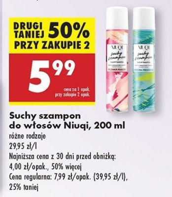 Suchy szampon original promocja