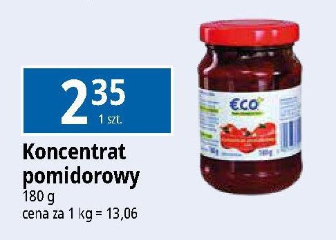 Koncentrat pomidorowy 20 % Eco+ promocja