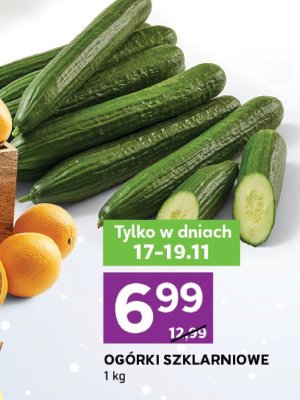 Ogórki szklarniowe promocja w Stokrotka