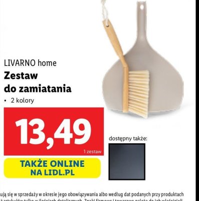 Zmiotka z szufelką LIVARNO HOME promocja