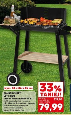 Grill na k贸艂kach 84 x 86 x 45 cm K-classic countryside promocja