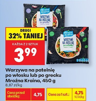 Warzywa na patelnię po włosku  promocja w Biedronka